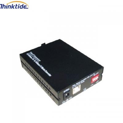 10/100M Media Converter with USB+Dip Switch